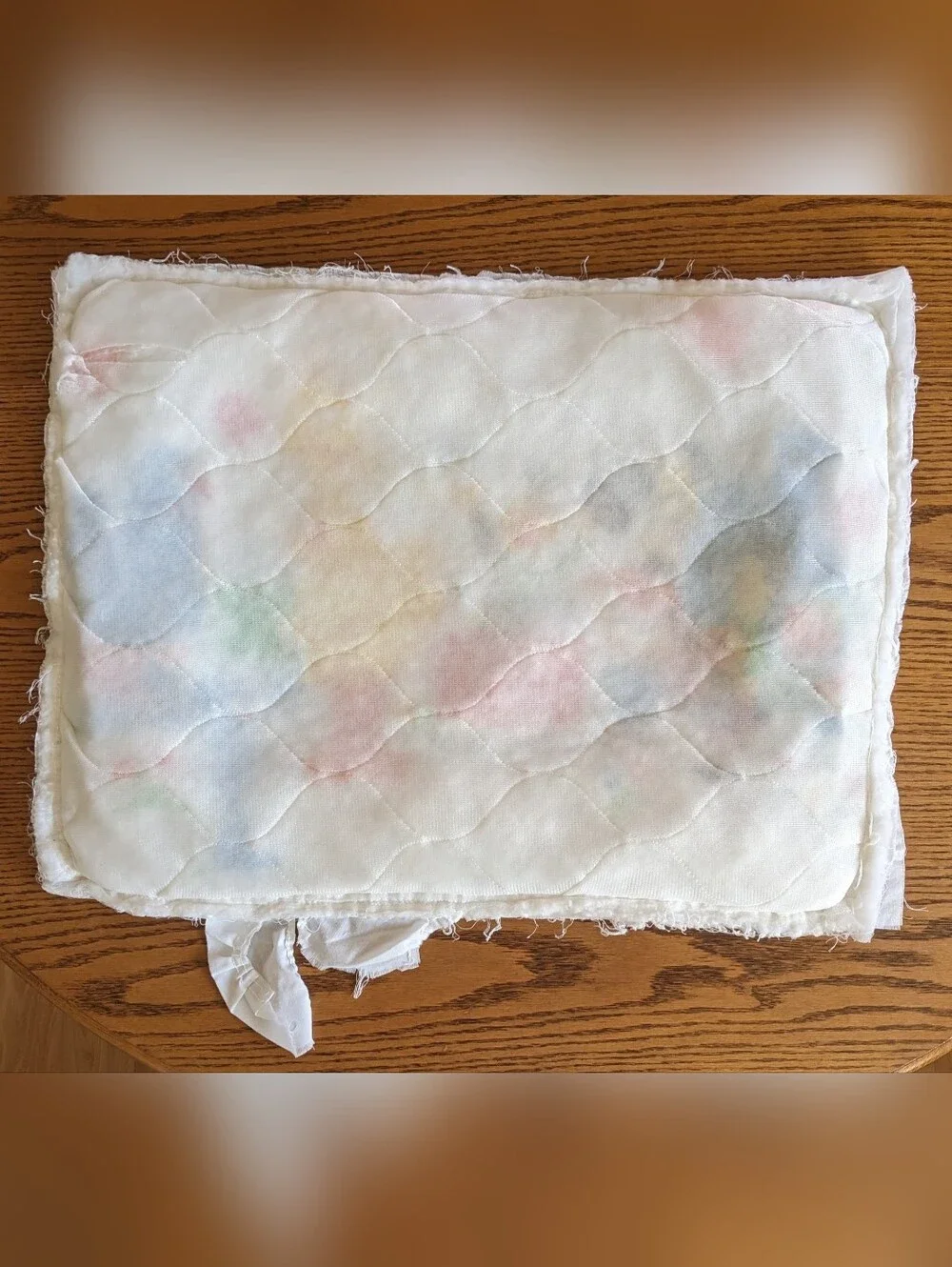 Sesame Street Ruffled Pillow Cover Vintage Bert's Pigeon Circus